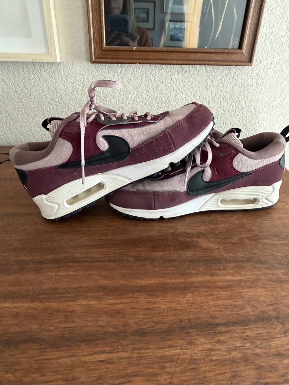 Nike Air Max 90 Futura 'Diffused Taupe' Sneakers Women's Size 8 - Picture 5 of 7